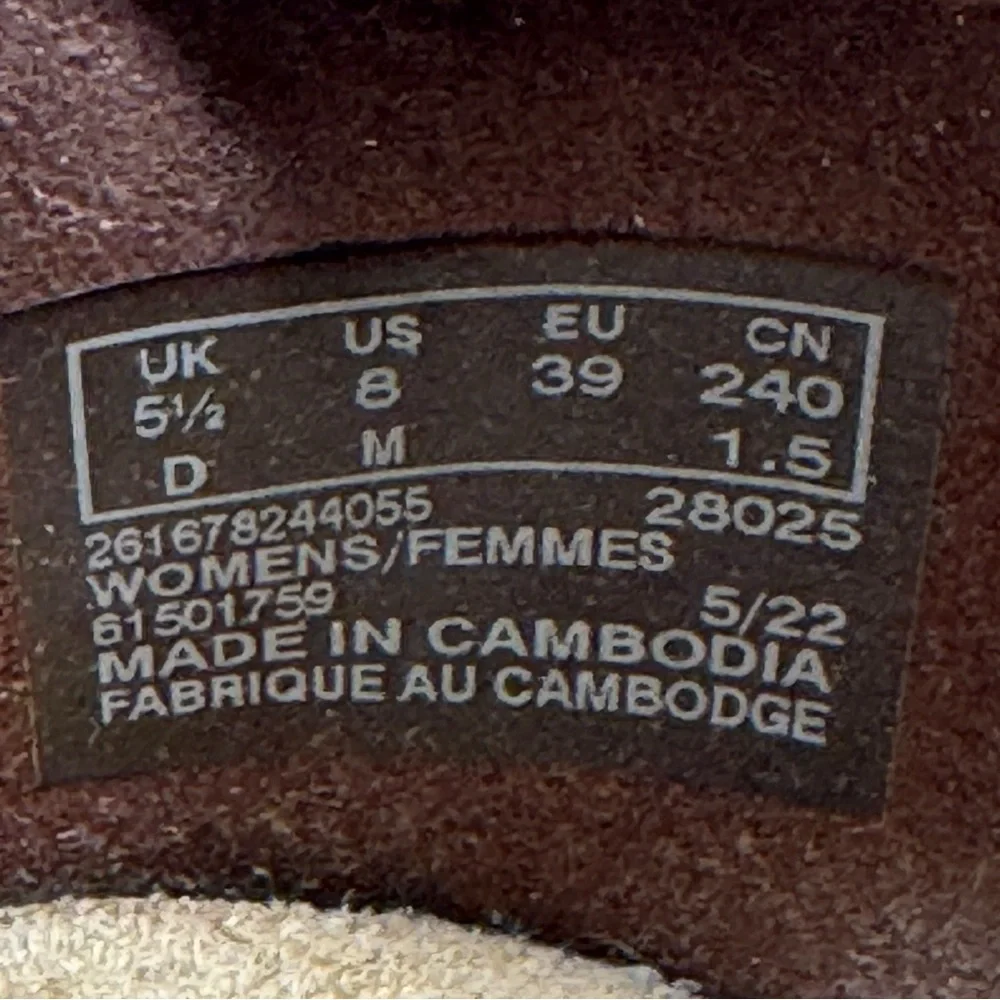 Clarks Roseville Sky Brown Leather Slip-On Loafers Shoes Womens 8 career office - Picture 11 of 15